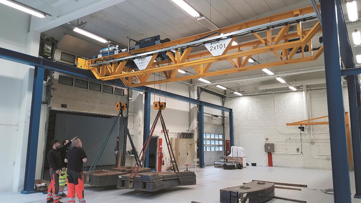 Subsea fabrication i nye lokaler og med ny V-kran